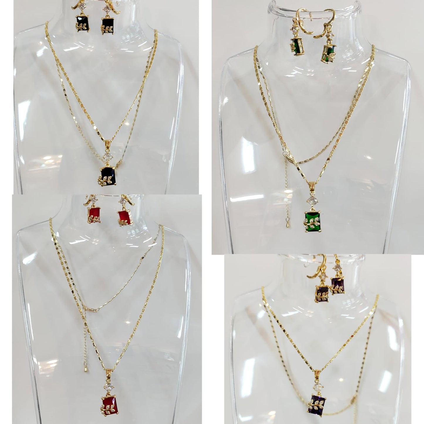 COLLAR DE PIEDRAS CIRCONIAS